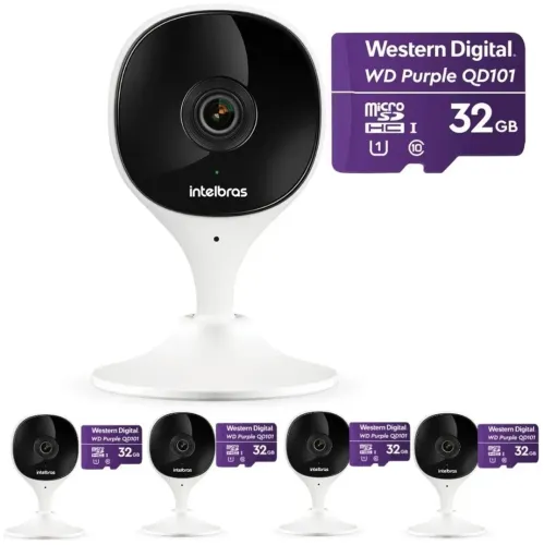 Camera wifi intelbras, garantia de 2 anos