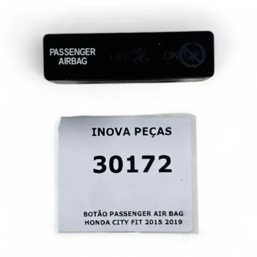 Botão Passenger Air Bag Honda City Fit 2015 2019