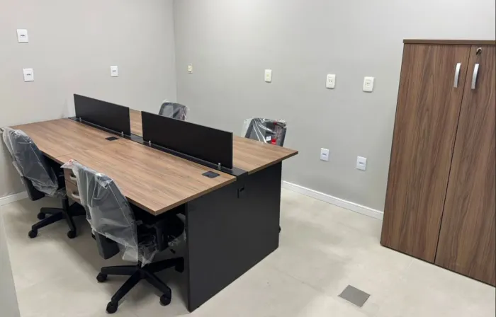 ESTAÇÃO DE TRABALHO 4 lugares - LOJA IKONMIXOFFICE 