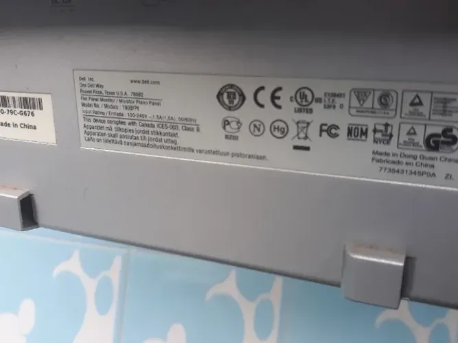 Monitor Dell com Suporte Removível -Mod.1908FPt
