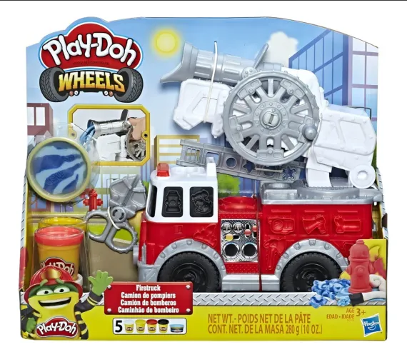 Caminhão de Bombeiro Play-Doh Wheels Massa e Plastilina