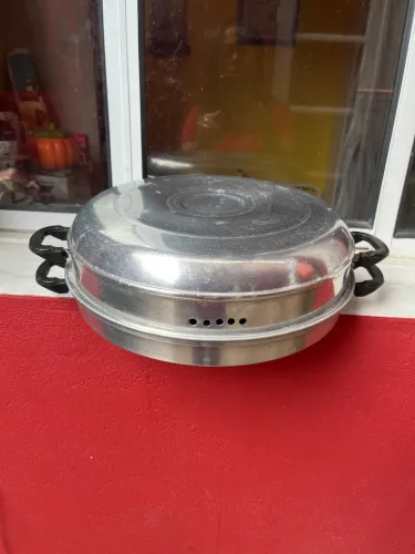 Churrasqueira Assadeira Boca De Fogão Legumes Carnes Grill Cor Prateado