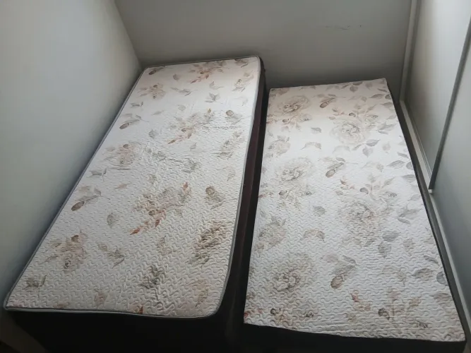 Bicama  cama box solteiro/ confortável 