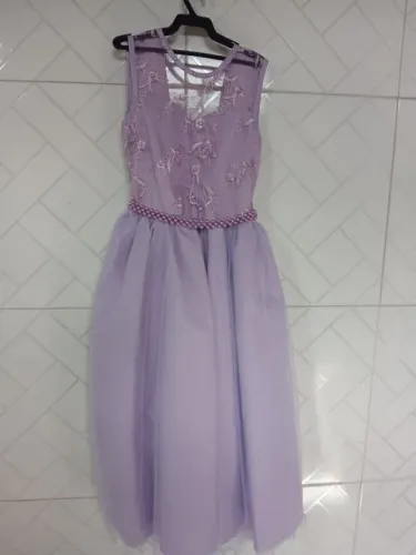 Vestido Infantil Lilás