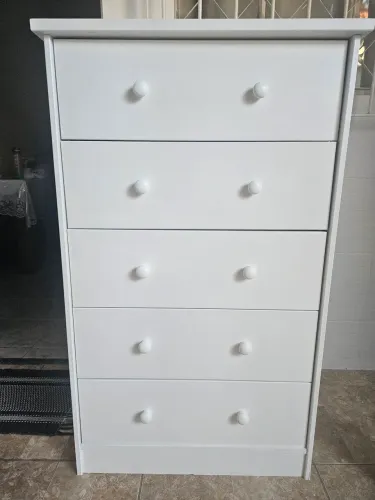 Cômoda Branca Tok Stok 5 Gavetas