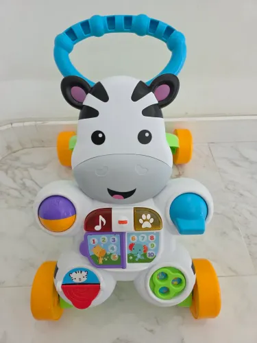 Andador passo a passo Fisher-Price Learn With Me Zebra Walker