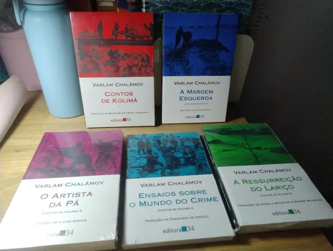 Coleção Contos de Kolimá - 5 Volumes. Varlam Chalámov. Livros LACRADOS/NOVO!!!