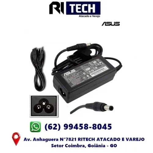 Fonte Carregador Notebook ASUS 19V 3.42A Varejo e Atacado