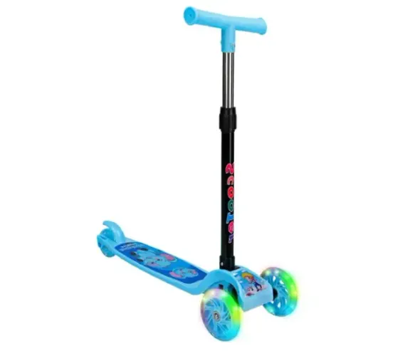 Patinete infantil 3 rodas de led dobrável (Entrega)
