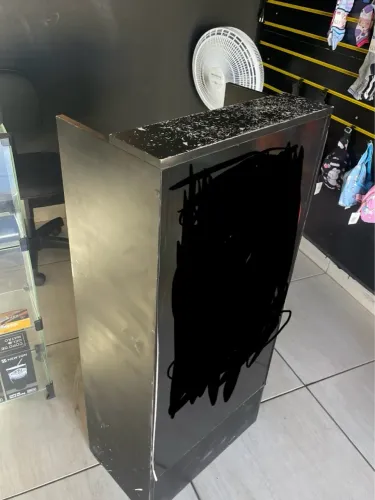 Balcão caixa Preto - Ideal para Lojas e Comércios