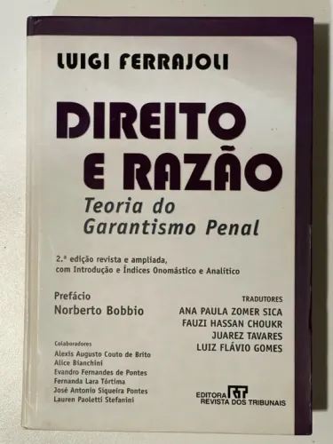 Livro de Direito e Razão - Teoria do Garantismo Penal (2ª edição)