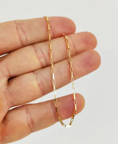 Pulseira de Ouro 18k bloquinho
