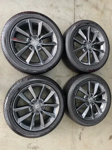 Rodas civic G10+Pneus Firestone Semi novos 