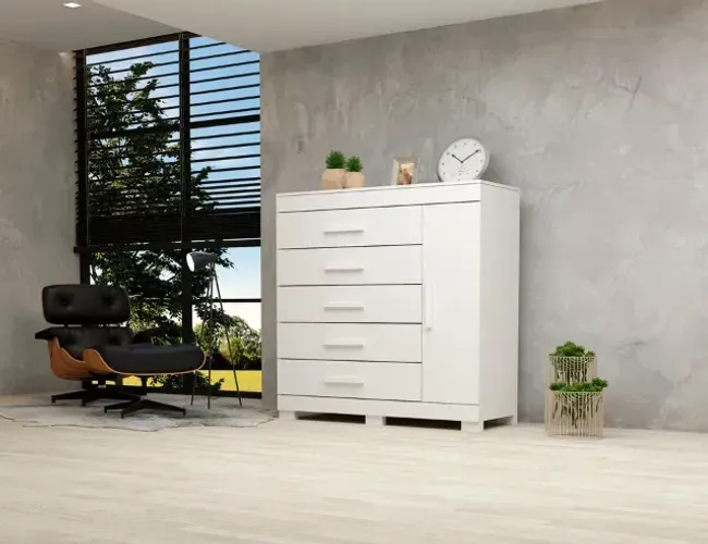 Cômoda Com Sapateira 100% MDF Rayane