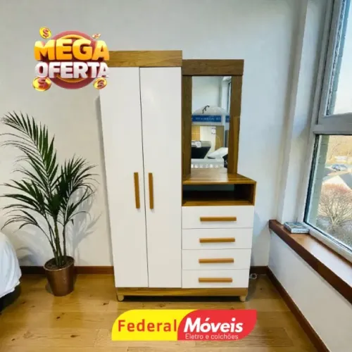 GUARDA ROUPA COMODA 2P 4G (TEMOS CREDIÁRIO)
