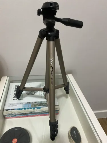 Tripé alumínio para câmera e filmadora 