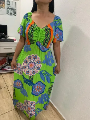 Vestido longo e lindo