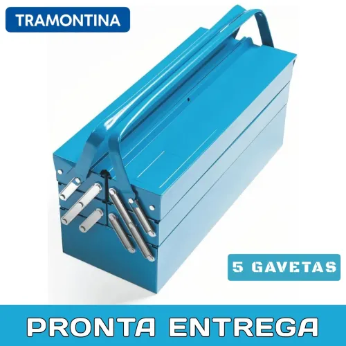 CAIXA DE FERRAMENTAS 05 GAVETAS TRAMONTINA