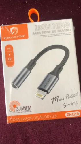 Adaptador Fone iPhone Lightning Apple Novo - Garantia