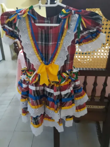 Vestido Infantil Festa Junina