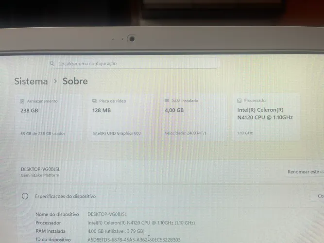Computador LG all in one 