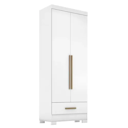Roupeiro Solteiro Smart Plus Branco - Entrega Rápida!