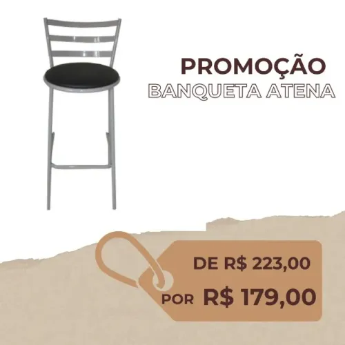 Banqueta para cozinha - banqueta para restaurante - banqueta para balcão