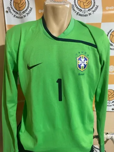 Camisa de Goleiro Brasil - Verde - Tamanho XL