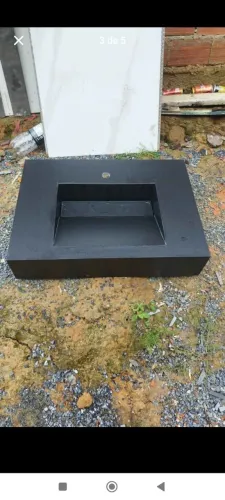 Vende lindo lavatório cuba esculpida 70x50 em lâmina, material super resistente ótimo