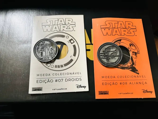Moedas Colecionáveis Starwars (Nerd ao cubo)