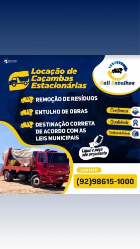 Caixa de entulho 