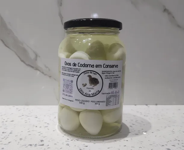 Ovos de Codorna em Conserva