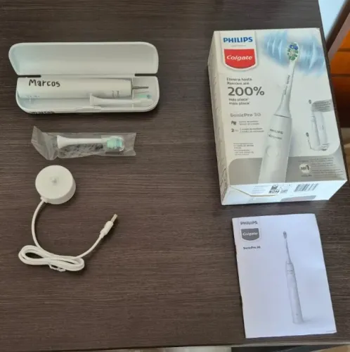 Escova de Dente Elétrica Philips Colgate SonicPro 30 - usada 2 vezes