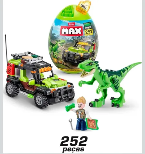 ZURU Max Blocos de Construção Dino Adventure