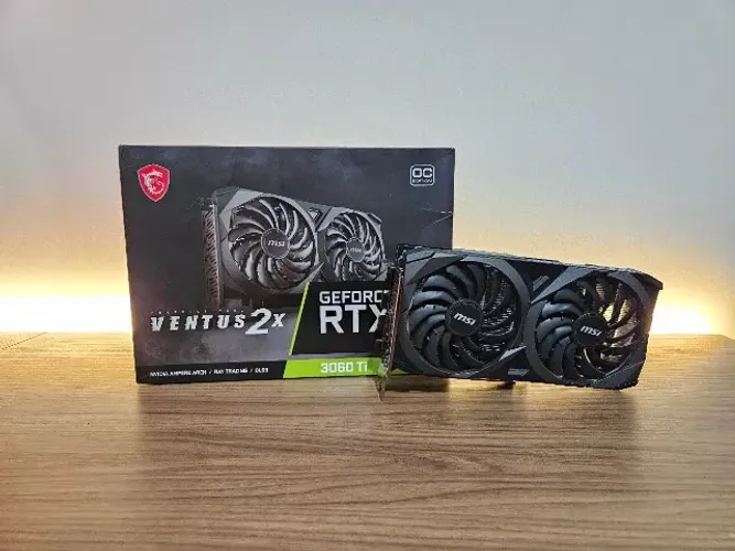 Placa de vídeo RTX 3060 TI MSI VENTUS 2X 8GB - Usada em Excelente Estado!