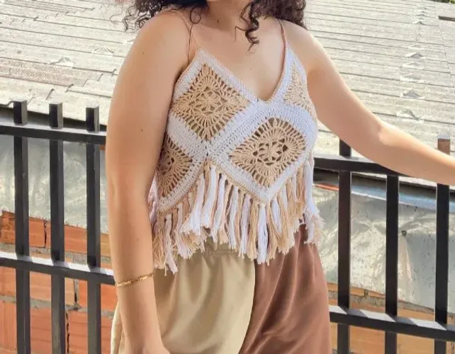 Blusa de Crochê