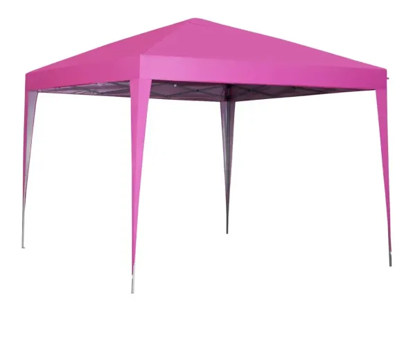 tenda sandonada gazebo rosa