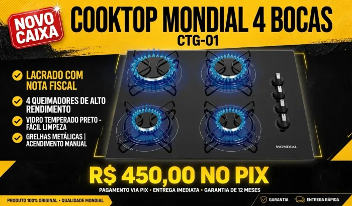 Fogão cook top