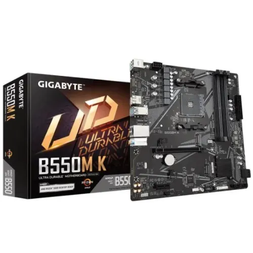 Placa Mãe, Gigabyte B550M K - LOJA CONCEITUADA