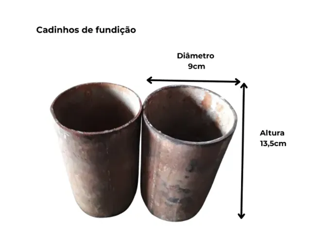 Cadinhos de fundição