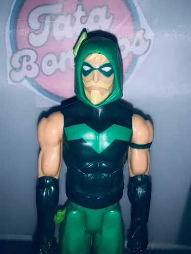 Boneco arqueiro verde Mattel 30 cm usado