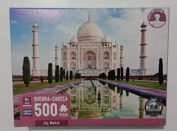 Quebra cabeça 500 peças Taj Mahal completo
