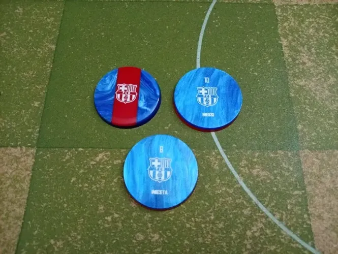 Futebol de botão retrô - Barcelona