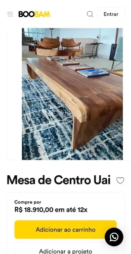 Banco Uai de Tunico lages 1,70 x 19cm parcelamos