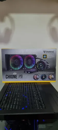 Water Cooler LCD Gamdias Chione P3-240U - NOVO - PRETO