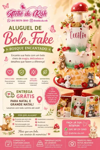 Aluguel de bolos fake 