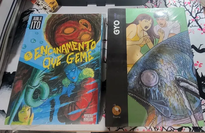 O ENCANAMENTO QUE GEME & GYO * 2 TÍTULOS DO JUNJI ITO * MANGÁ LACRADOS