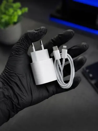Kit Carregador iPhone 25W (Fonte + Cabo) | Lacrado!