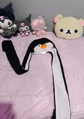Touca Pinguim fofa cute emotrap
