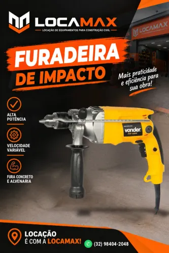 Aluguel de furadeira de impacto